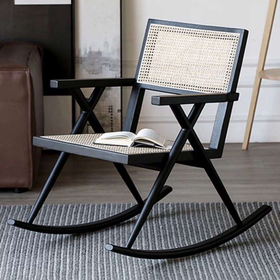 Ratan Racking C HANA Japandi Rattan Rocking Chair – Radical Homes