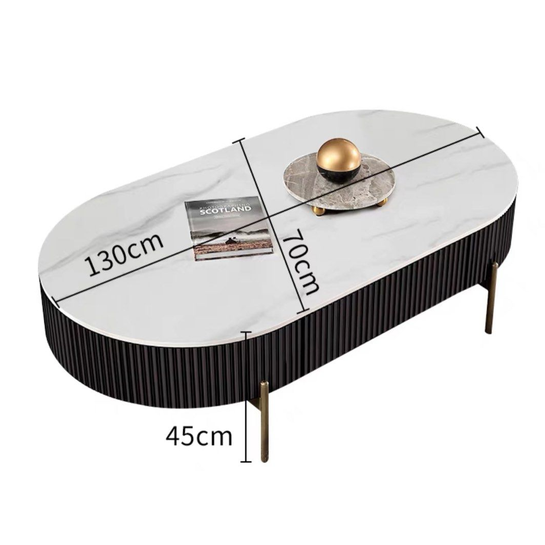 CURRAN Modern Sintered Stone Coffee Table