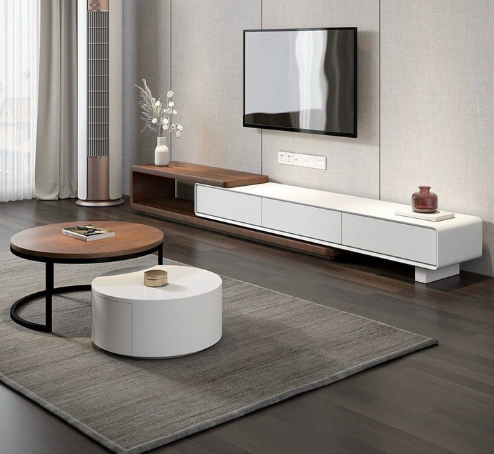 TASLA Modern Extendable TV Console