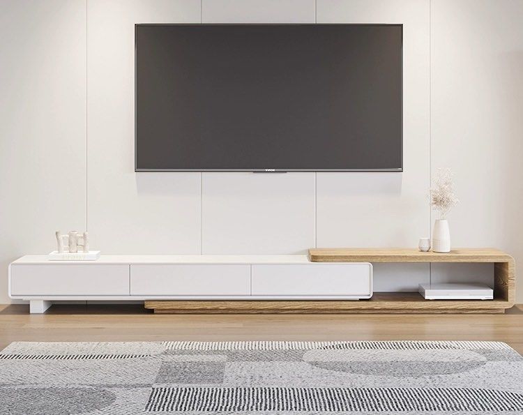 TASLA Modern Extendable TV Console