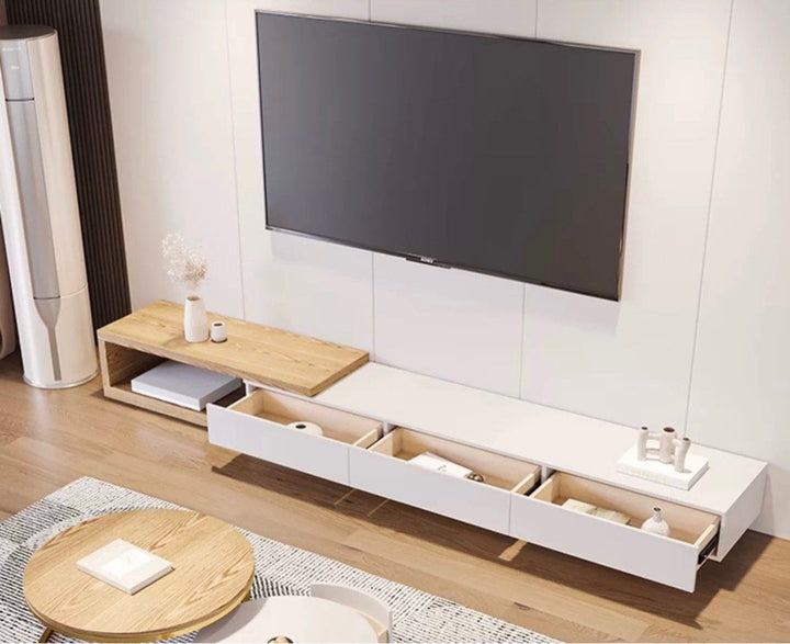 TASLA Modern Extendable TV Console