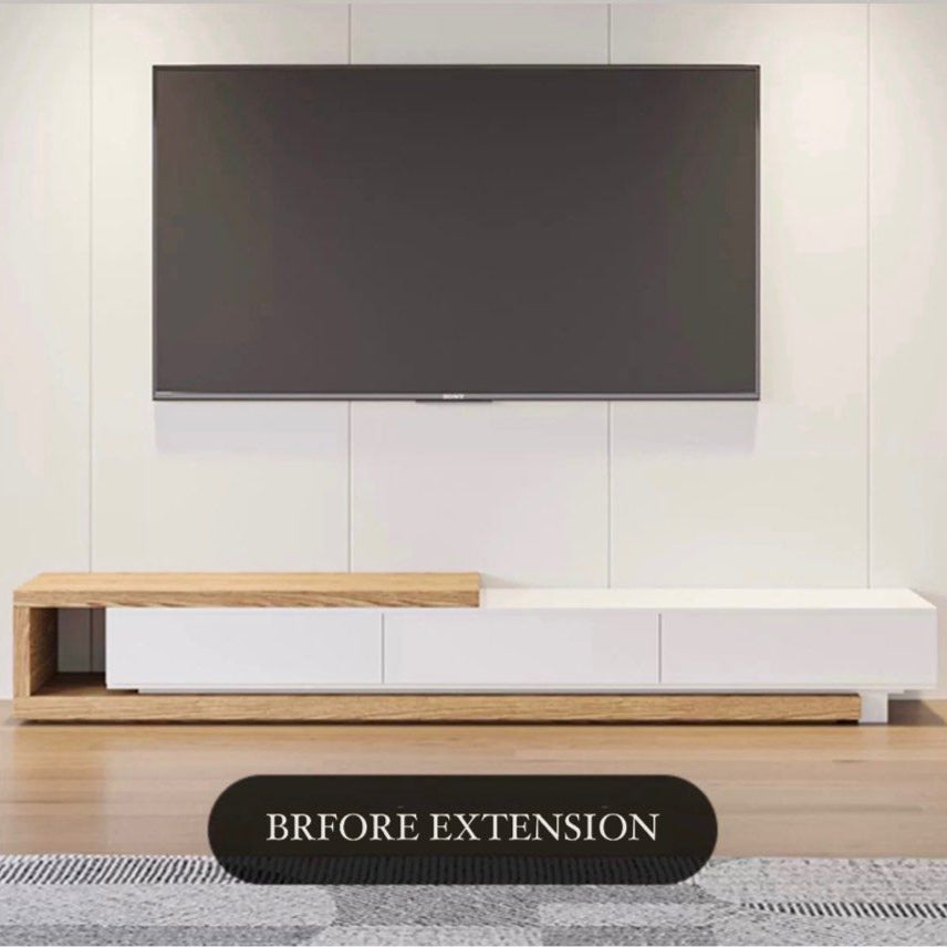 TASLA Modern Extendable TV Console