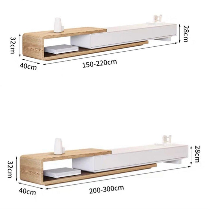 TASLA Modern Extendable TV Console