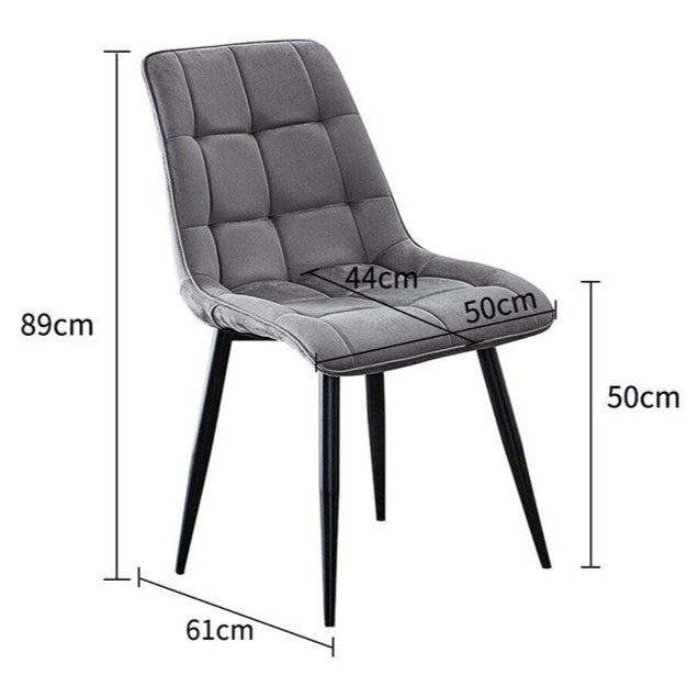 SYLVESTER Modern Velvet Dining Chair