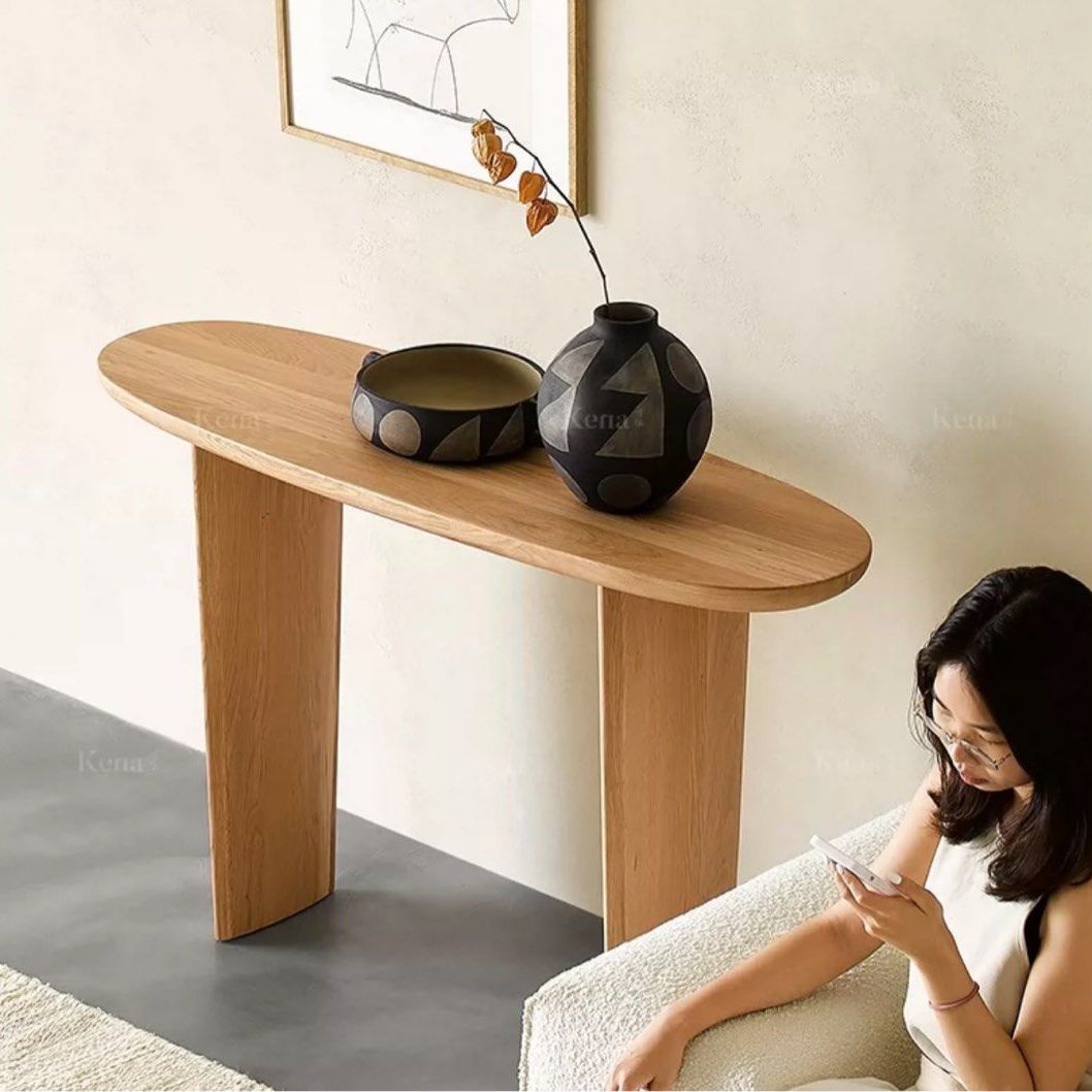 VARICK Modern Solid Wood Console Table