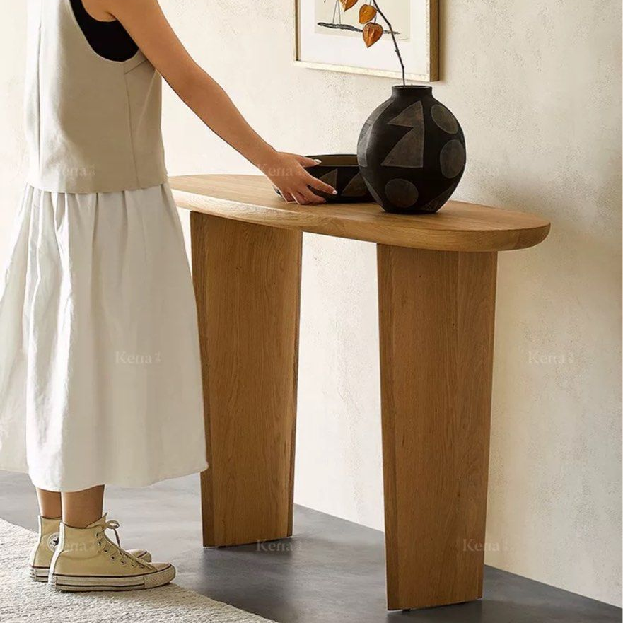 VARICK Modern Solid Wood Console Table