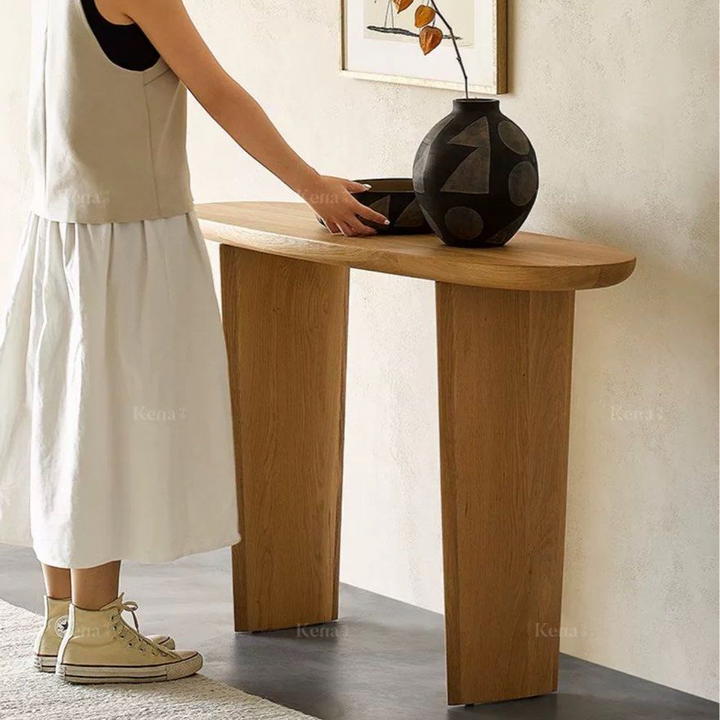 VARICK Modern Solid Wood Console Table